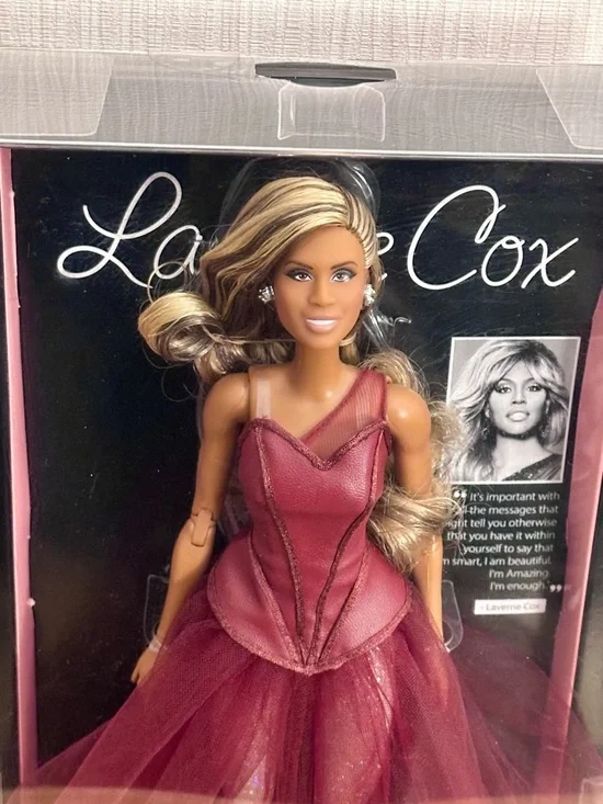 BNIB Collector Barbie Signature Tribute Laverne Cox Made to Move Posable Body - Picture 4 of 6